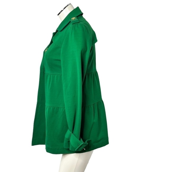 INC International Concept Gold Button Green Peacoat Blazer Women's Size S - Picture 8 of 16